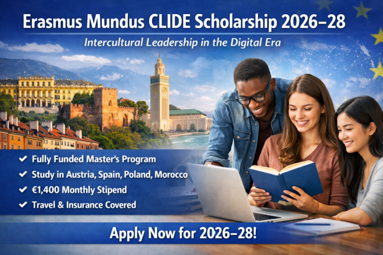 Erasmus Mundus Clide Scholarship 2026 28 768x512 1
