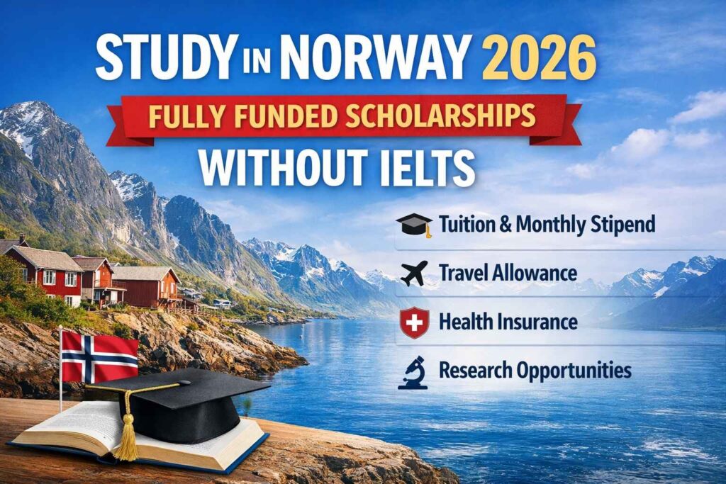 Study In Norway Without Ielts Fully Funded Scholarships 2026 1024x683 2