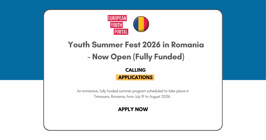 Youth Summer Fest 2026 In Romania